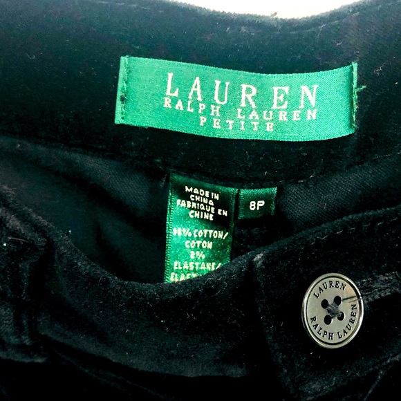 Lauren Ralph Lauren | Petite Premier Straight Corduroy Pants - Picture 5 of 7